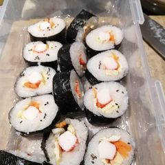 A picture of My version of Sushi Roll.