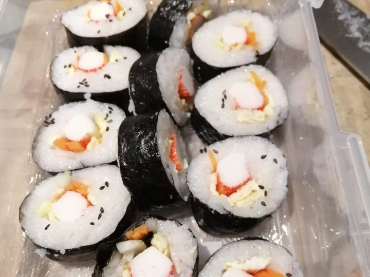 Easy Steps to Make|Recipe} My version of Sushi Roll Anti-Fail