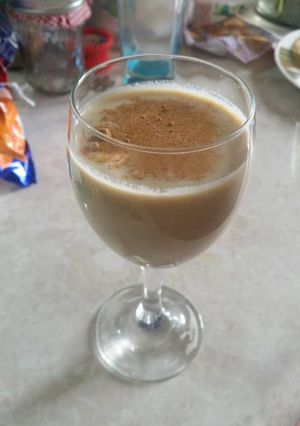 Una foto de Licuado de Manzana