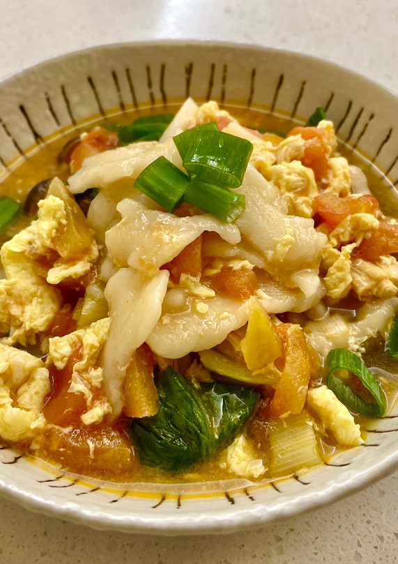蕃茄山藥麵疙瘩 ［蔬食］ 的食譜成品照片