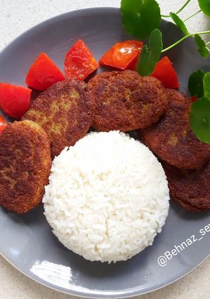 عکسی از دستور کتلت گوشت🥩