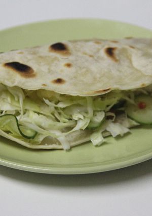 Una foto de Wraps con Vegetales