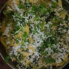 Khaman dhokla A picture of Khaman dhokla.