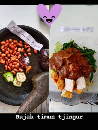 Cara Gampang Membuat Resep  Rujak timun tjingur (cingur) Mertua yang Sempurna, Enak