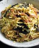 Cabbage & Nori Salad with Gochujang Mayo Dressing