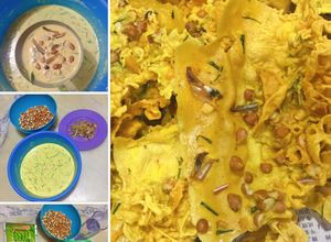 Foto resep Rempeyek kacang ikan bilis kering