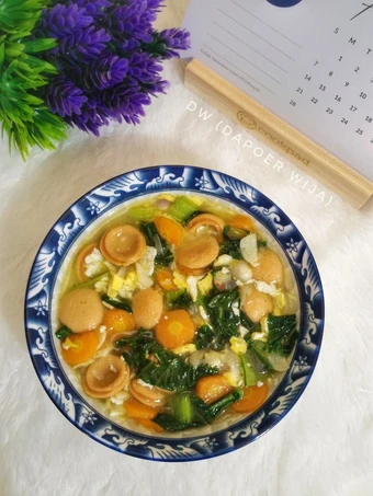 Easy Ways Make Recipes Capcay Pokcoy Sosis the Delicious Delicious.