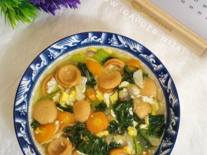 Easy Ways Make Recipes Capcay Pokcoy Sosis the Delicious Delicious.