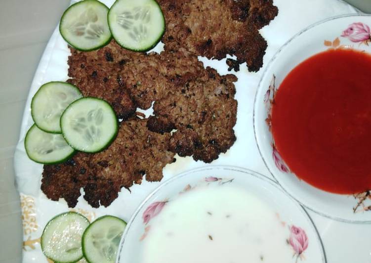 Recipe of Super Quick Homemade Kachay keema k kabab