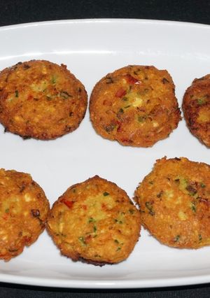 A picture of Yellow Split Pea Croquettes (Vegan).