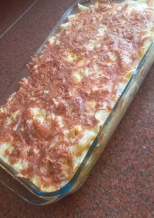 صورة لوصفة معكرونة بالبشاميل