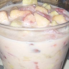 A picture of Milky fruitsalad.