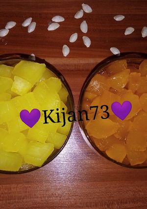عکسی از دستور مربا کدو بدون آهک
