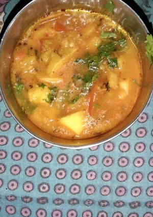 आलू टमाटर (Aloo Tamatar recipe in hindi) रेसिपी मुख्य फोटो