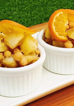 A picture of Chattpatti Sweet Potato Chaat 😋😍.