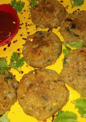 মিষ্টি আলু এবং ওটস এর কাটলেট (mishti and oats cutlet recipe in bengali) রেসিপির প্রধান ছবি