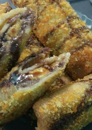 Foto resep Roti isi Piscok Keju