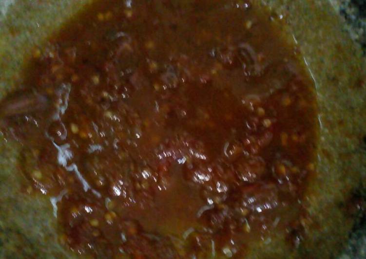 Resep: Sambal goang pedas Enak