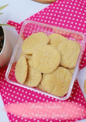 Foto resep Butter cookies simple