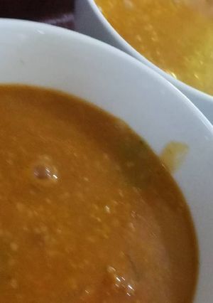صورة لوصفة شوربه الشوفان بالجزر