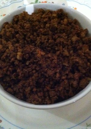 A picture of Kheema Masala.