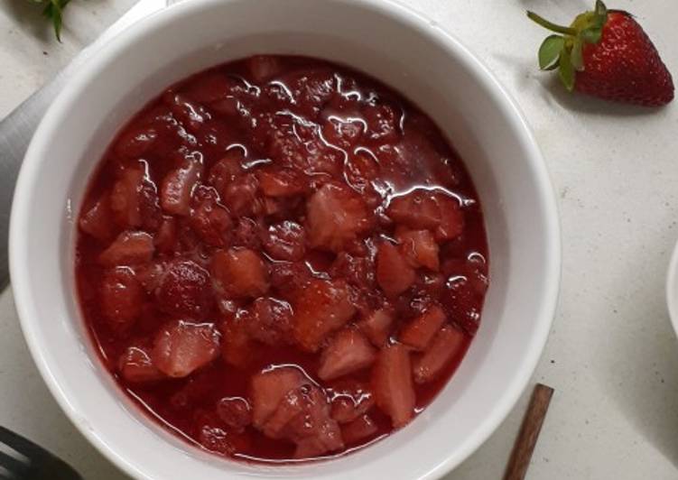 Easiest Way to Make Speedy Strawberry compote