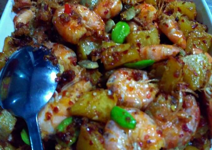 Balado udang Mantap