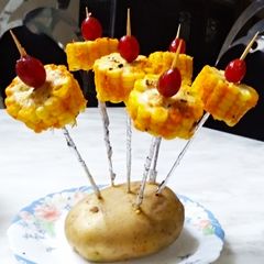 A picture of Mexicon Corn Bouquet.