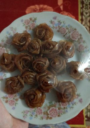 عکسی از دستور لواشک سیب ترش