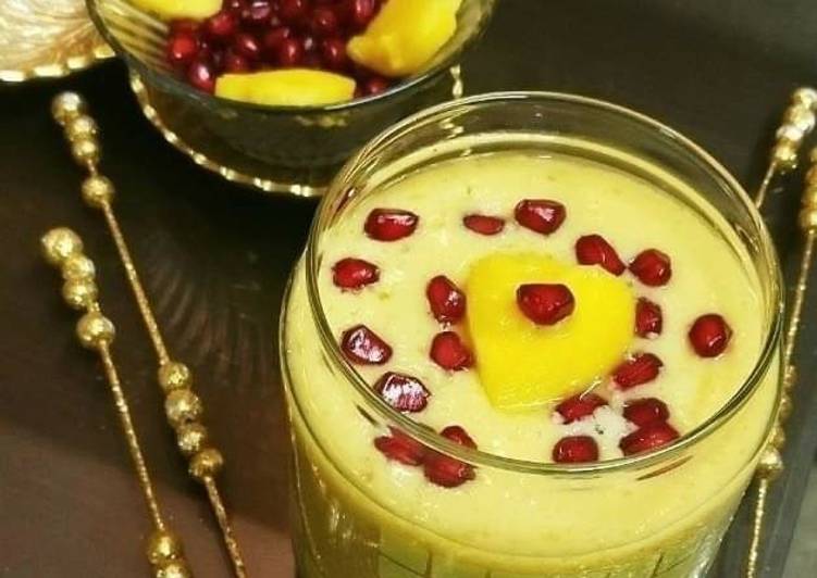 Recipe of Homemade Wood Apple Smoothie with honey, Oats and coconut