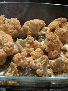 Una foto de Coliflor especiada al horno