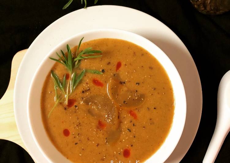 Bottle Gourd Soup with Rosemary Flavour