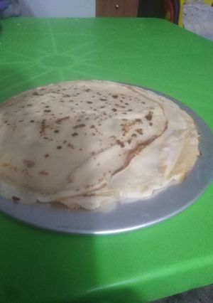 صورة لوصفة كريب الخلاط  الحلو السريع