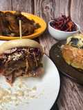 Grilled pork bao