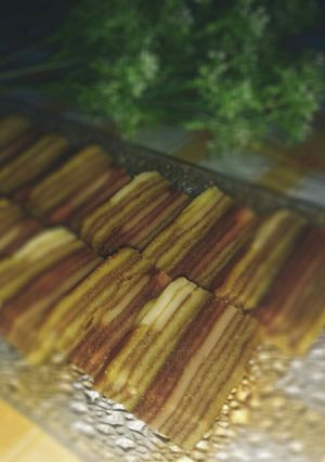 Foto resep Lapis keju stroberi (ekonomis)