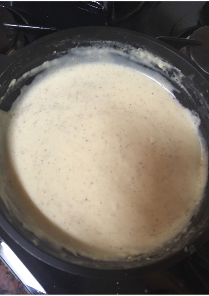 Una foto de Bechamel baja en grasas