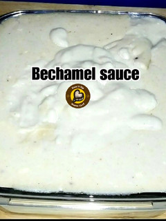 A picture of Bechamel Sauce Or White Sauce.