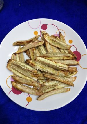 รูปของ กล้วยน้ำหว้าอบ airfryer