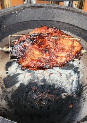 A picture of Roast Leg of Lamb.