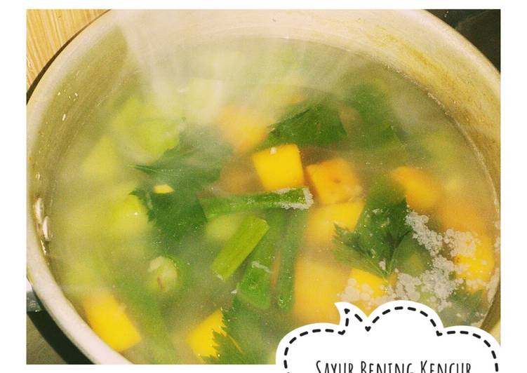Resep Sayur Bening Kencuran, Menggugah Selera