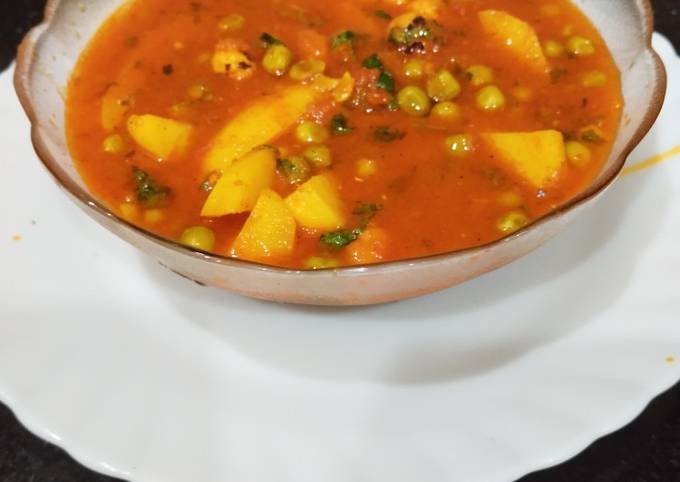 Punjabi Aloo Matar ki subji