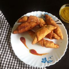 Deep fried croissants A picture of Deep fried croissants.