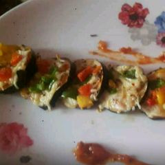 A picture of Aubergines pizza.