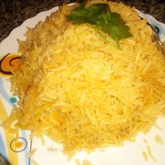 Spiced fried rice A picture of Spiced fried rice.