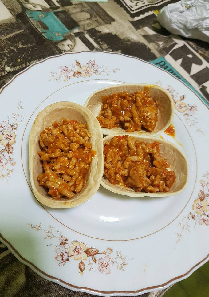 Una foto de Relleno fajitas imperio