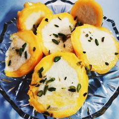 A picture of Mango Cassata(Stuffed Icecream).