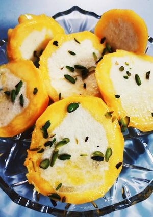 A picture of Mango Cassata(Stuffed Icecream).