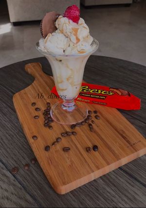 صورة لوصفة آيس كريم القهوة لذيذ 🍓