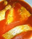 Gulai Ikan asam pedas khas Melayu -Kepri