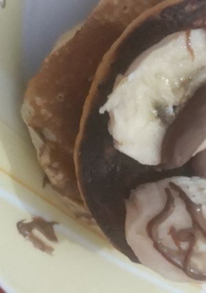 Φωτογραφία της συνταγής Pancakes με μερέντα